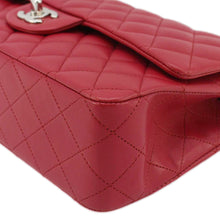 Load image into Gallery viewer, CHANEL Classic Double Flap Medium Quilted Leather Shoulder Bag Fuchsia Pink
