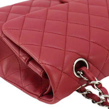 Load image into Gallery viewer, CHANEL Classic Double Flap Medium Quilted Leather Shoulder Bag Fuchsia Pink
