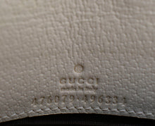 Load image into Gallery viewer, GUCCI Web Queen Margaret Mini GG Supreme Canvas Chain Wallet Beige 476079
