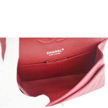 Load image into Gallery viewer, CHANEL Classic Double Flap Medium Quilted Leather Shoulder Bag Fuchsia Pink
