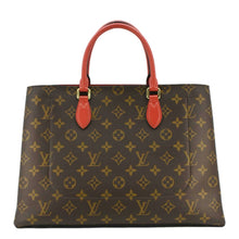 Load image into Gallery viewer, LOUIS VUITTON Flower Monogram Canvas Tote Shoulder Bag Cerise
