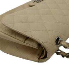 Load image into Gallery viewer, CHANEL Classic Jumbo Double Flap Quilted Caviar Leather Shoulder Bag Cream
