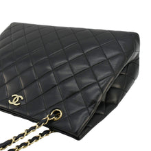 Load image into Gallery viewer, CHANEL Quilted Leather Shopping Tote Bag Black 5759708
