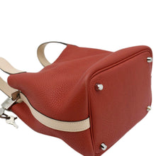 Load image into Gallery viewer, HERMES Picotin Lock 18 Taurillon Clemence Leather Hobo Bag Red
