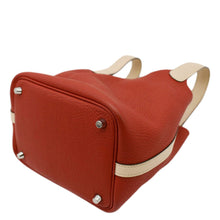 Load image into Gallery viewer, HERMES Picotin Lock 18 Taurillon Clemence Leather Hobo Bag Red
