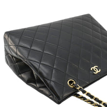 Load image into Gallery viewer, CHANEL Quilted Leather Shopping Tote Bag Black 5759708
