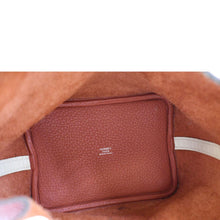 Load image into Gallery viewer, HERMES Picotin Lock 18 Taurillon Clemence Leather Hobo Bag Red
