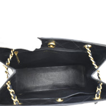 Load image into Gallery viewer, CHANEL Quilted Leather Shopping Tote Bag Black 5759708
