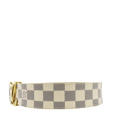 Load image into Gallery viewer, LOUIS VUITTON Damier Azur LV Initiales Belt White
