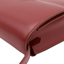 Load image into Gallery viewer, CELINE Classic Box Medium Leather Flap Shoulder Bag Red
