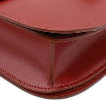 Load image into Gallery viewer, CELINE Classic Box Medium Leather Flap Shoulder Bag Red
