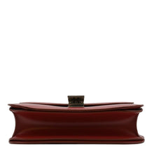 Load image into Gallery viewer, CELINE Classic Box Medium Leather Flap Shoulder Bag Red
