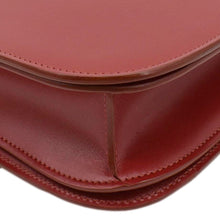 Load image into Gallery viewer, CELINE Classic Box Medium Leather Flap Shoulder Bag Red
