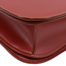 Load image into Gallery viewer, CELINE Classic Box Medium Leather Flap Shoulder Bag Red
