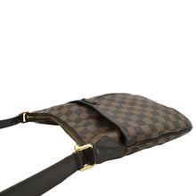 Load image into Gallery viewer, LOUIS VUITTON Bloomsbury PM Damier Ebene Crossbody Bag Brown left corner look
