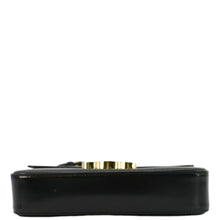 Load image into Gallery viewer, CELINE Triomphe Shiny Calfskin Leather Shoulder Bag Black
