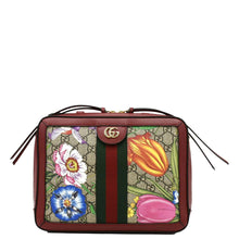 Load image into Gallery viewer, GUCCI Ophidia Flora Web Small Top Handle Bag 
