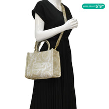 Load image into Gallery viewer, VERSACE Athena Barocco Canvas Tote Bag Beige
