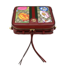 Load image into Gallery viewer, GUCCI Ophidia Flora Web Small Top Handle Bag top look
