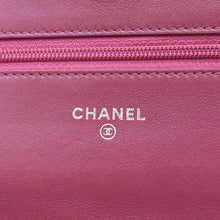 Load image into Gallery viewer, CHANEL Camellia Wallet On Chain Leather Crossbody Bag Pink
