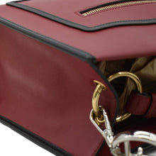 Load image into Gallery viewer, FENDI Runaway Small Leather Tote Bag Red
