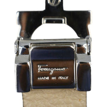 Load image into Gallery viewer, SALVATORE FERRAGAMO Gancini Leather Belt Black Size 33
