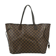 Load image into Gallery viewer, LOUIS VUITTON Neverfull GM Damier Ebene Tote Shoulder Bag Brown
