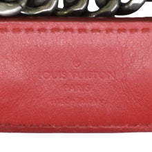 Load image into Gallery viewer, LOUIS VUITTON New Wave Chain MM Leather Shoulder Bag Red
