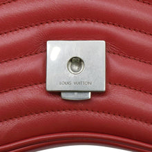 Load image into Gallery viewer, LOUIS VUITTON New Wave Chain MM Leather Shoulder Bag Red
