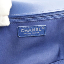 Load image into Gallery viewer, CHANEL Boy Flap Calf Leather Crossbody Bag Blue
