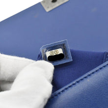 Load image into Gallery viewer, CHANEL Boy Flap Calf Leather Crossbody Bag Blue
