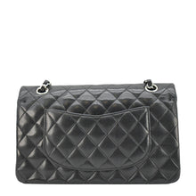 Load image into Gallery viewer, CHANEL Medium Double Flap Lambskin Leather Shoulder Bag Black
