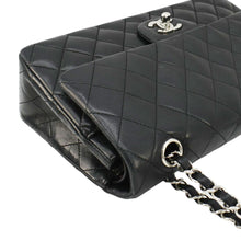 Load image into Gallery viewer, CHANEL Medium Double Flap Lambskin Leather Shoulder Bag Black
