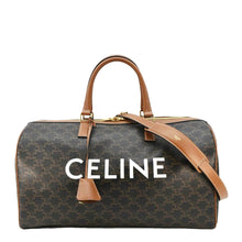 Load image into Gallery viewer, CELINE Voyage Triomphe Coated Canvas Duffle Bag Brown
