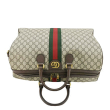 Load image into Gallery viewer, GUCCI Ophidia Carry-on Medium GG Supreme Canvas Duffle Bag Beige 547953
