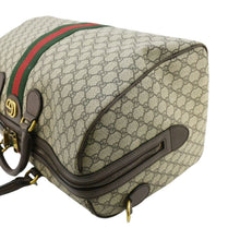 Load image into Gallery viewer, GUCCI Ophidia Carry-on Medium GG Supreme Canvas Duffle Bag Beige 547953
