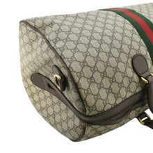 Load image into Gallery viewer, GUCCI Ophidia Carry-on Medium GG Supreme Canvas Duffle Bag Beige 547953
