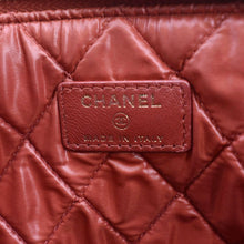 Load image into Gallery viewer, CHANEL Classic O-Case Leather Zip Pouch Red
