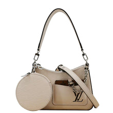 Load image into Gallery viewer, LOUIS VUITTON Marellini  Shoulder Bag Cream front side
