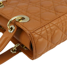 Load image into Gallery viewer, CHRISTIAN DIOR My ABCDior Small Cannage Leather Shoulder Bag Orange
