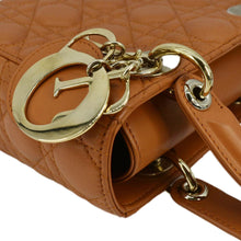 Load image into Gallery viewer, CHRISTIAN DIOR My ABCDior Small Cannage Leather Shoulder Bag Orange
