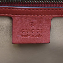 Load image into Gallery viewer, GUCCI Python Osiride  Small Leather Top Handle Shoulder Bag Red 497996
