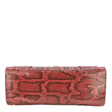 Load image into Gallery viewer, GUCCI Python Osiride  Small Leather Top Handle Shoulder Bag Red 497996
