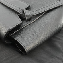 Load image into Gallery viewer, CELINE Nano Belt Grained Calfskin Leather Shoulder Bag Black
