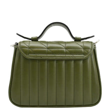 Load image into Gallery viewer, GUCCI GG Marmont Mini Top Handle Crossbody Bag Olive 583571
