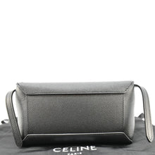 Load image into Gallery viewer, CELINE Nano Belt Grained Calfskin Leather Shoulder Bag Black
