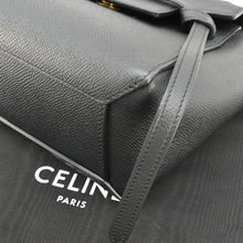 Load image into Gallery viewer, CELINE Nano Belt Grained Calfskin Leather Shoulder Bag Black
