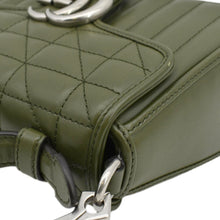 Load image into Gallery viewer, GUCCI GG Marmont Mini Top Handle Crossbody Bag Olive 583571
