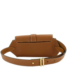 Load image into Gallery viewer, HERMES Elan Leather Pocket Belt Bag Brown
