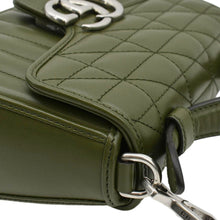 Load image into Gallery viewer, GUCCI GG Marmont Mini Top Handle Crossbody Bag Olive 583571
